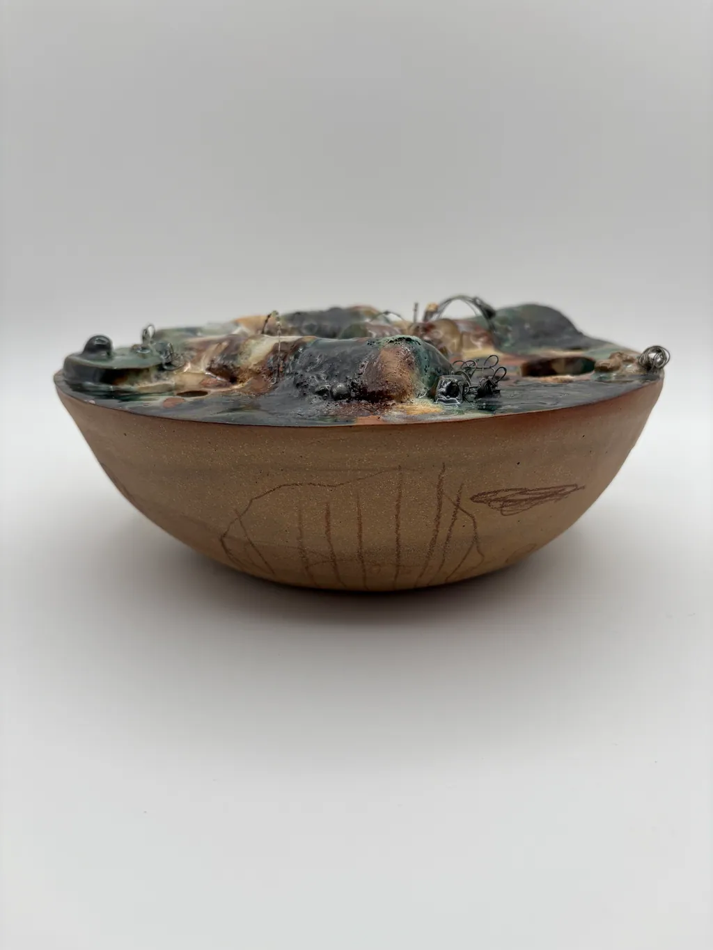 “Forest Floor Bowl Vase”, 2026. From the Forest Floor series.