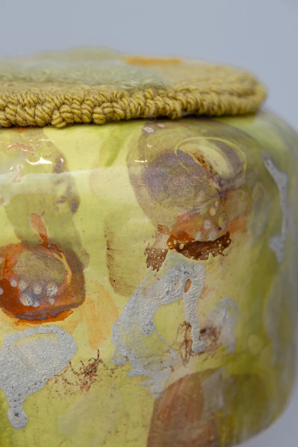 “Spring Awakening (Toadstool)”, detail, 2026. From the Spring Awakening series.